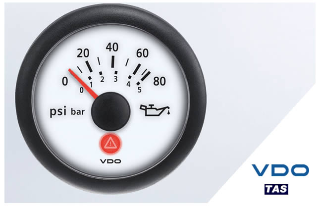 vdo ViewLine Ivory 80  bar Gauge